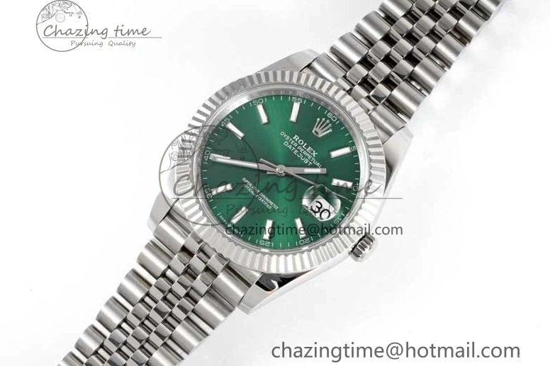MiroTime 1220 Functional DateJust 41mm 126334 DIWF 1:1 Best Edition 904L Steel Green Sunburst Dial on Jubilee Bracelet SA 2305
